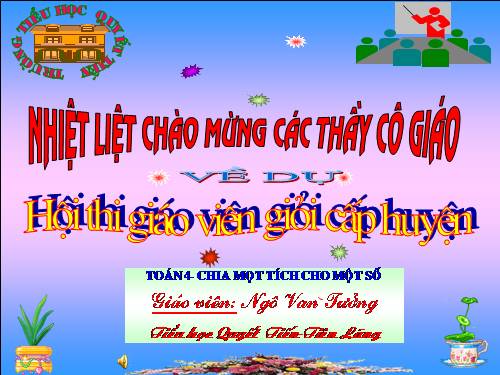 Chia một tích cho một số