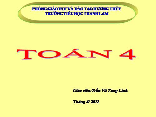 Ôn tập về số tự nhiên (tiếp theo)
