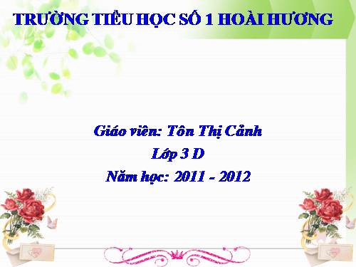 Các Bài giảng khác thuộc Chương trình Toán 4