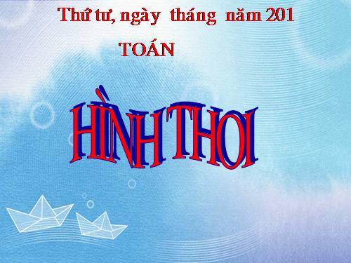 Hình thoi