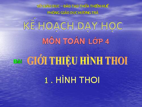 Hình thoi