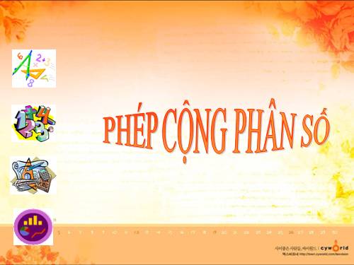 Phép cộng phân số