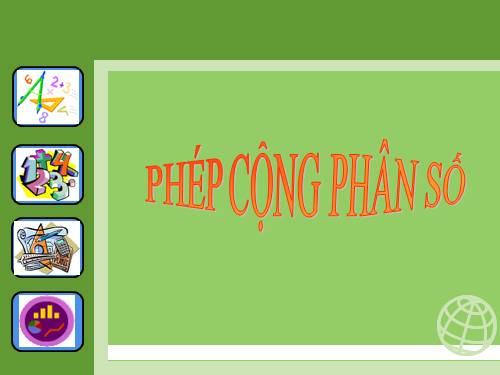 Phép cộng phân số