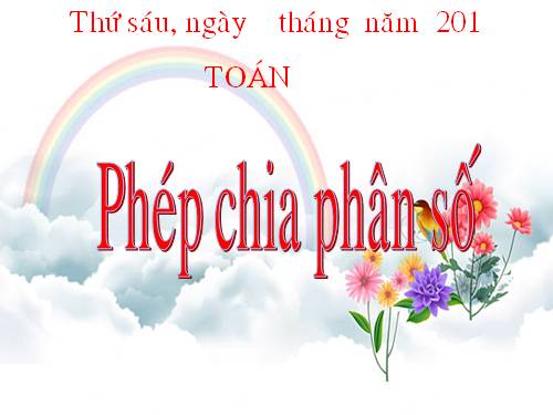 Phép chia phân số