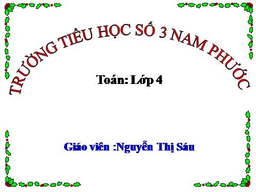 Phân số bằng nhau