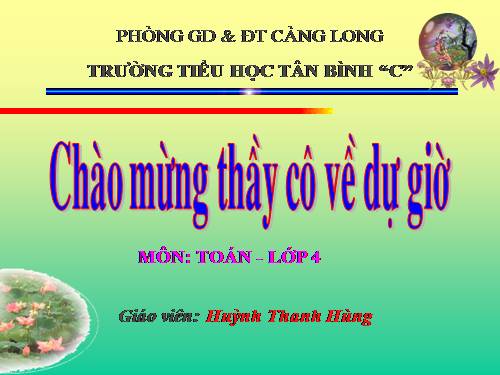Quy đồng mẫu số các phân số
