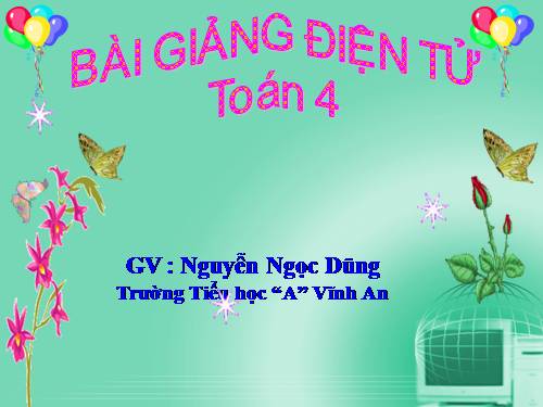 Phân số và phép chia số tự nhiên (tiếp theo)