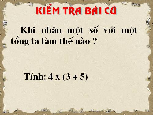 Nhân với số có hai chữ số