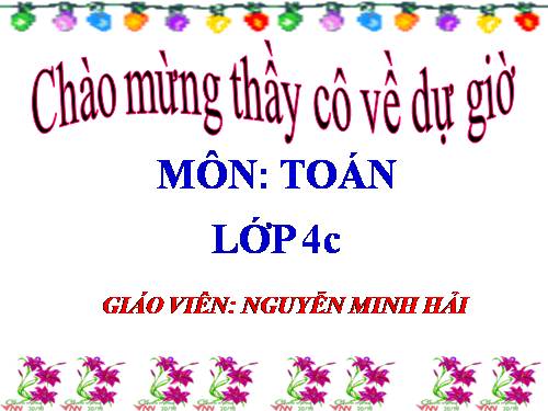 Phép trừ phân số