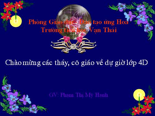 Các Bài giảng khác thuộc Chương trình Toán 4