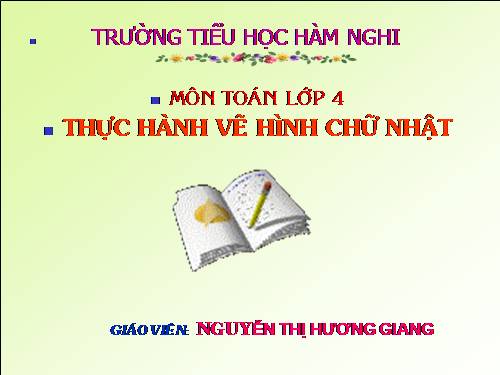 Thực hành vẽ hình chữ nhật