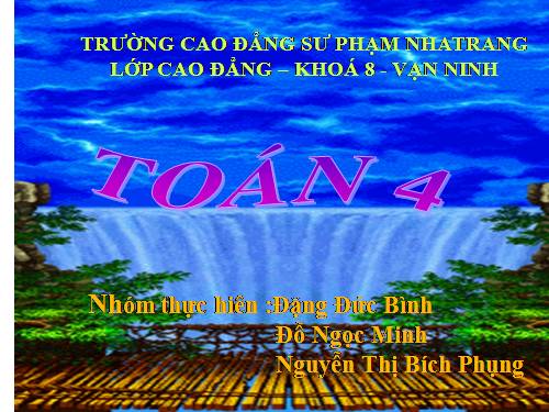 Ôn tập về đại lượng