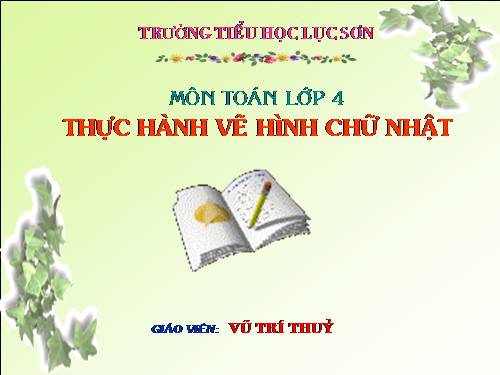 Thực hành vẽ hình chữ nhật