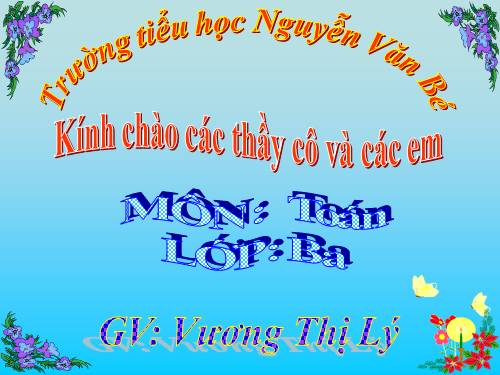 Các Bài giảng khác thuộc Chương trình Toán 4