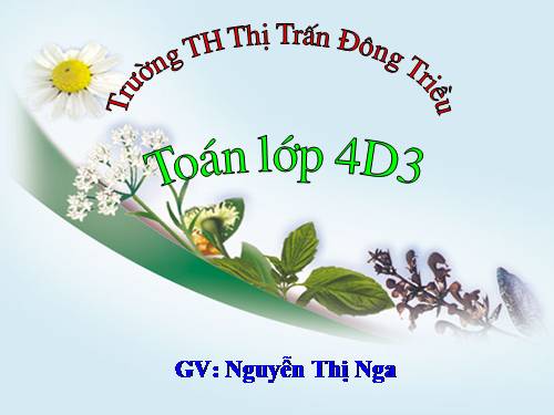 Ôn tập về các phép tính với số tự nhiên