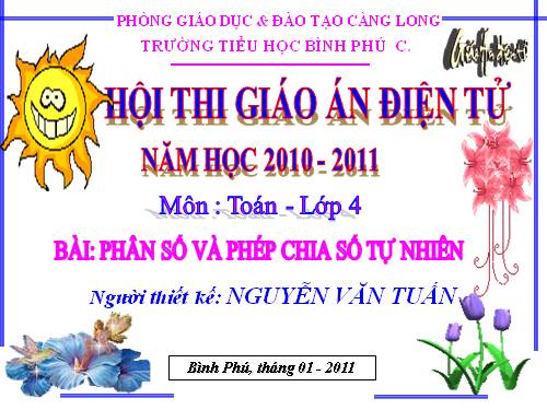 Phân số và phép chia số tự nhiên