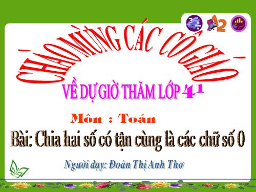 Chia hai số có tận cùng là các chữ số 0