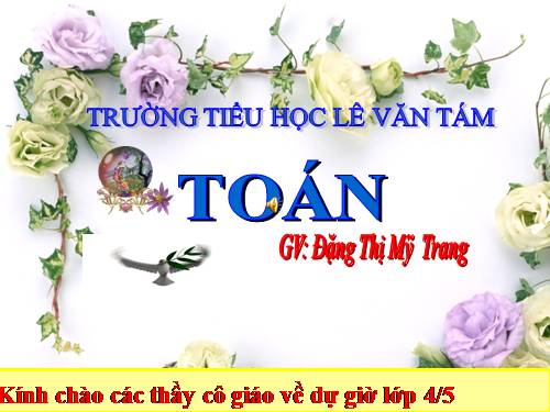 Ôn tập về đại lượng