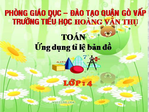 Ứng dụng của tỉ lệ bản đồ