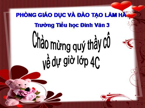 Các Bài giảng khác thuộc Chương trình Toán 4