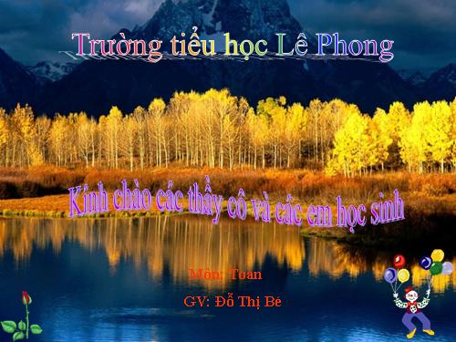 Phép trừ phân số