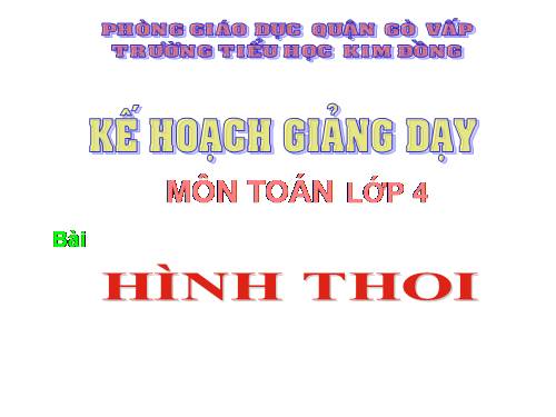 Hình thoi