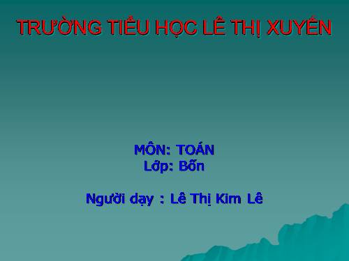 Ôn tập về số tự nhiên (tiếp theo)