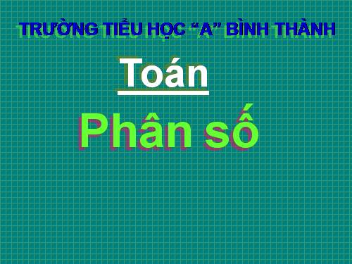 Phân số