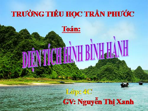 Diện tích hình bình hành