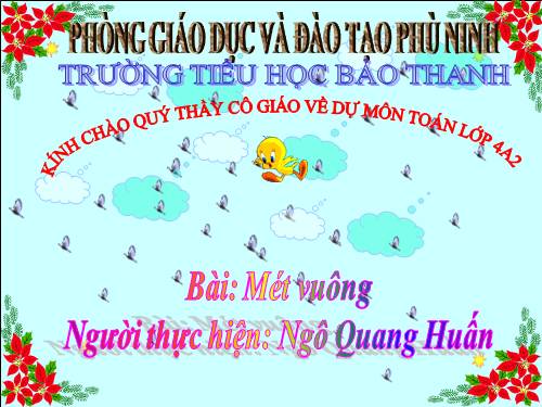 Mét vuông