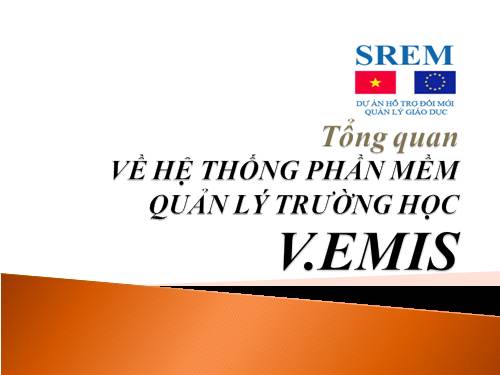 HN: STGT TL QLGDPT- Tổng quan VEMIS