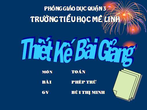 Phép trừ