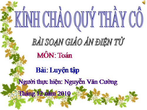 Các Bài giảng khác thuộc Chương trình Toán 4