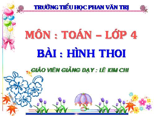 Hình thoi