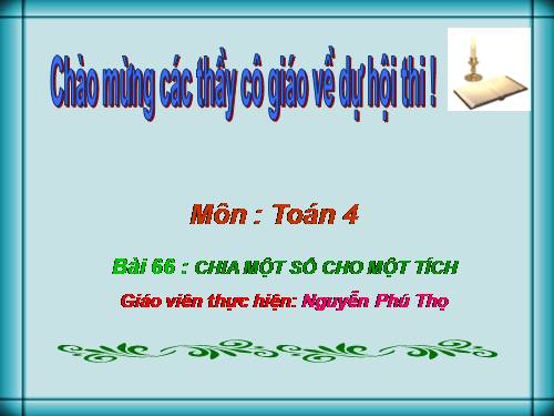 Chia một số cho một tích