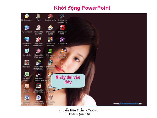 SU DUNG POWER POINT