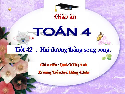 Hai đường thẳng song song