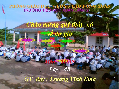 Các Bài giảng khác thuộc Chương trình Toán 4