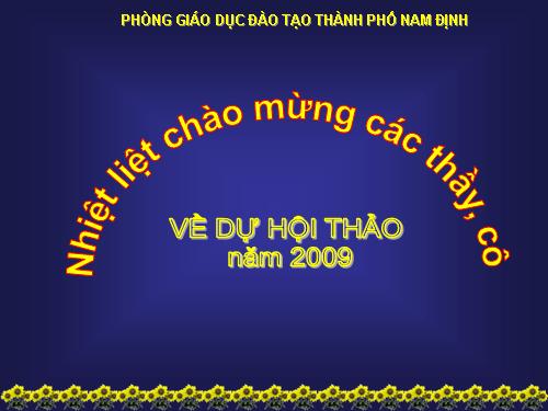 Hội thảo về cách phát triển các dạng toán