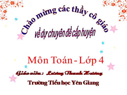 So sánh hai phân số khác mẫu số