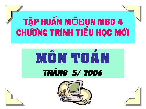 PP DH Toán lớp 4