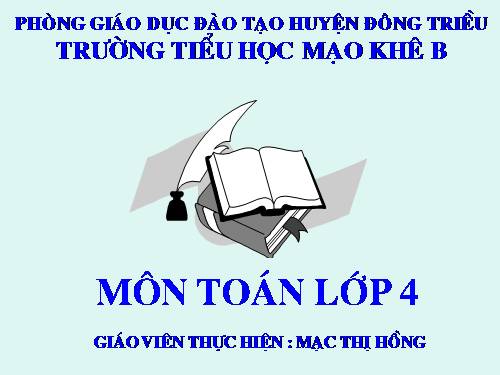 Phép chia phân số