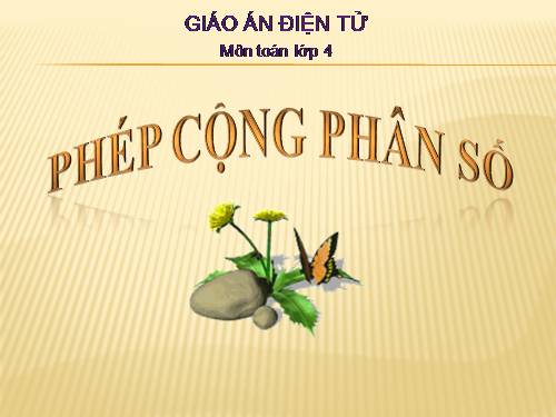 Phép cộng phân số