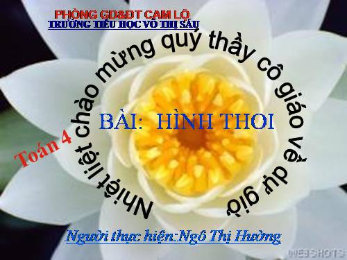 Hình thoi