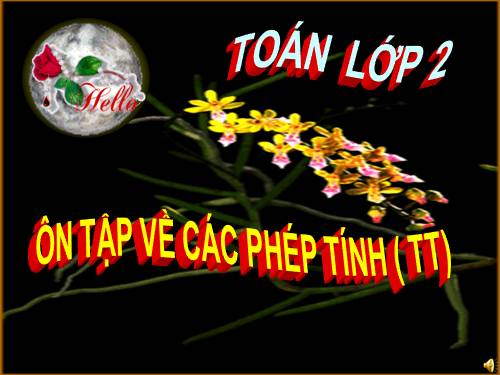 Ôn tập về các phép tính với số tự nhiên (tiếp theo)