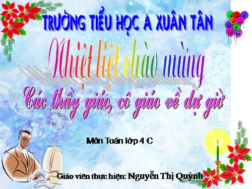 Phân số bằng nhau