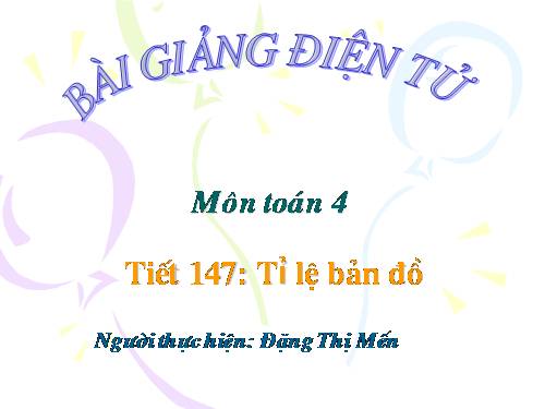 Tỉ lệ bản đồ