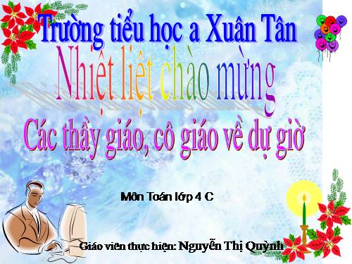 Quy đồng mẫu số các phân số