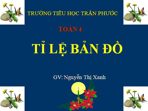 Tỉ lệ bản đồ