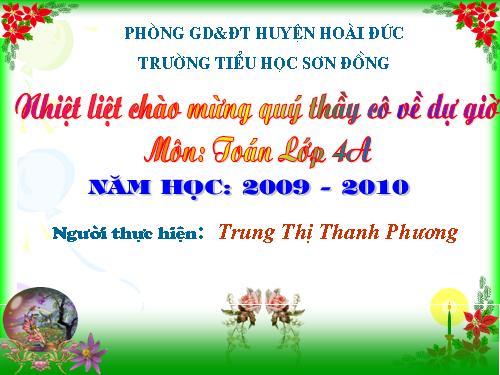 Ôn tập về số tự nhiên